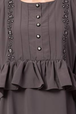 MRC Women Frill Work On Chest and Hand Sleeves 3
