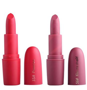 Miss Rose Professional (Pack of 2 Matte Lipsticks Shade # 35-56) 1
