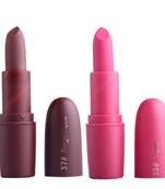 Miss Rose Professional (Pack of 2 Matte Lipsticks Shade # 37-53)