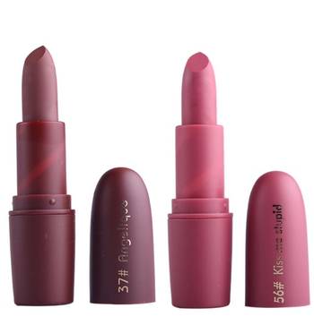 Miss Rose Professional (Pack of 2 Matte Lipsticks Shade # 37-56) 1