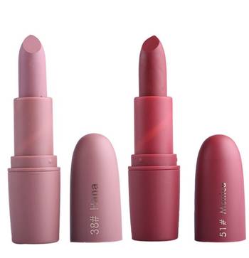 Miss Rose Professional (Pack of 2 Matte Lipsticks Shade # 38-51) 1