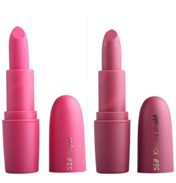 Miss Rose Professional (Pack of 2 Matte Lipsticks Shade # 53-56) 1