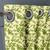 A Green Printed  Polyester Window Curtain