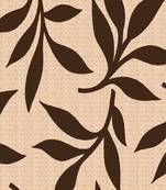 A Maroon Printed  Polyester Window Curtain