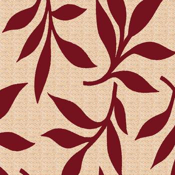 A Maroon Printed  Polyester Window Curtain 2