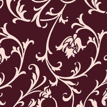 A Maroon Printed  Polyester Window Curtain 2