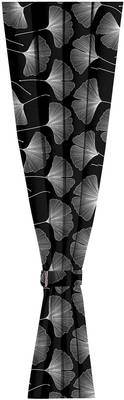 A Black Printed  Polyester Window Curtain 3