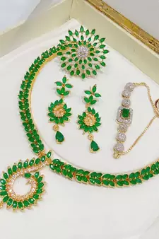 Green necklaces