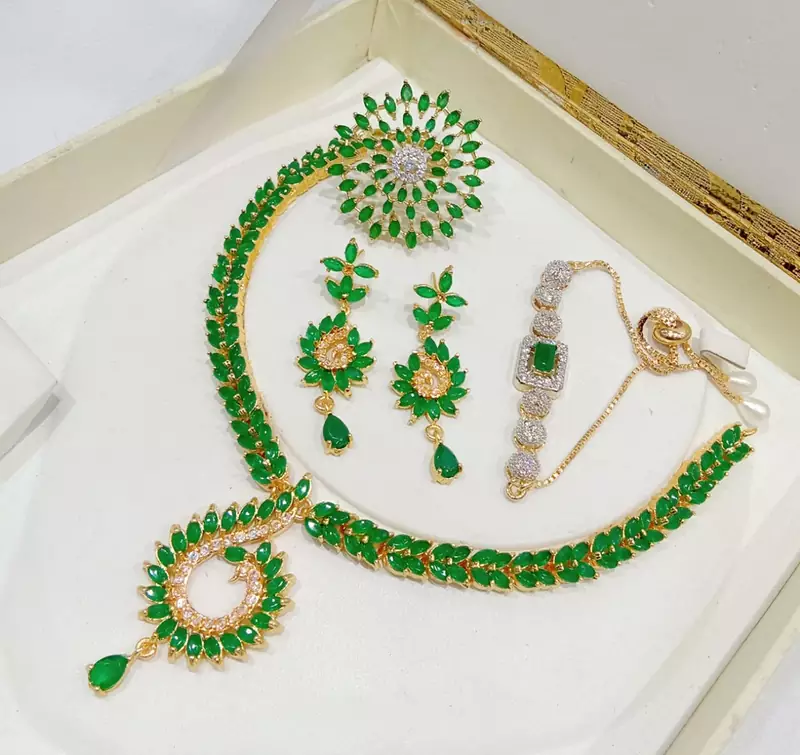 Green necklaces