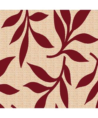 A Maroon Printed  Polyester Window Curtain 2