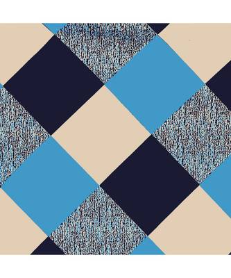 A Multi(Blue) ColorPrinted  Polyester Window Curtain 2