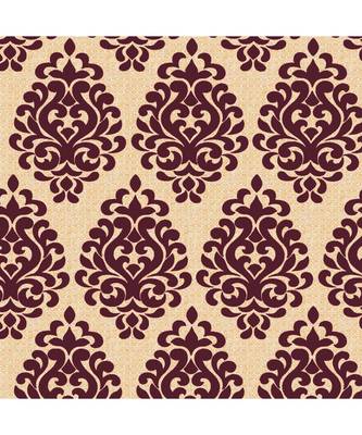 A Maroon Printed  Polyester Window Curtain 2