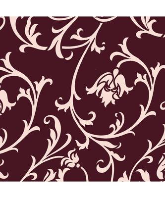 A Maroon Printed  Polyester Window Curtain 2