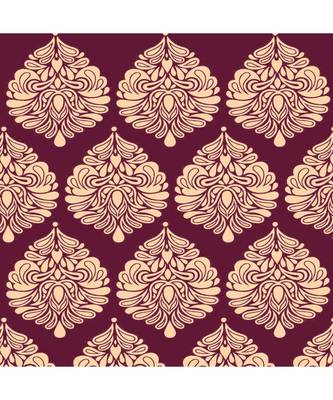 A Maroon Printed  Polyester Window Curtain 2