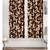 A Brown Printed  Polyester Window Curtain