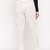 white printed cotton trouser
