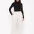 white printed cotton trouser