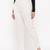 white printed cotton trouser