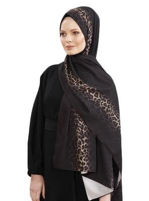 JSDC Women Bubble Georgette Animal Printed Scarf Hijab 1