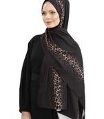 JSDC Women Bubble Georgette Animal Printed Scarf Hijab
