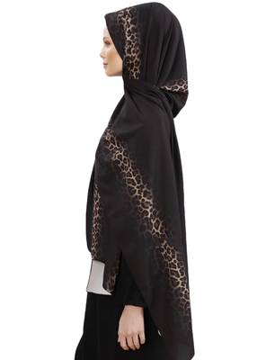 JSDC Women Bubble Georgette Animal Printed Scarf Hijab 3