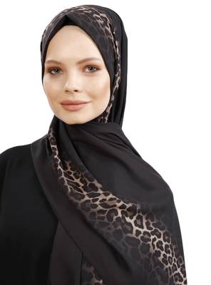 JSDC Women Bubble Georgette Animal Printed Scarf Hijab 4