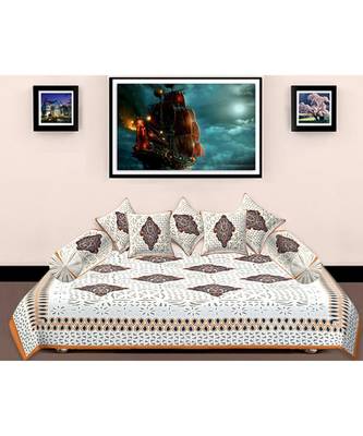 Rajasthani Print Cotton Diwan Set 1