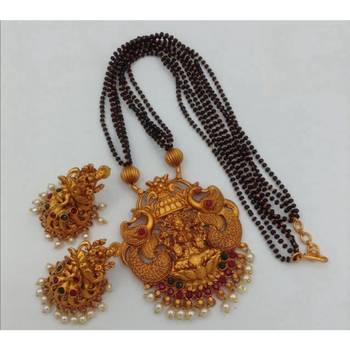 Black Gold Plated Mangalsutra 1
