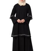 MRC Women A-Line Double Layered Abaya With Hijab
