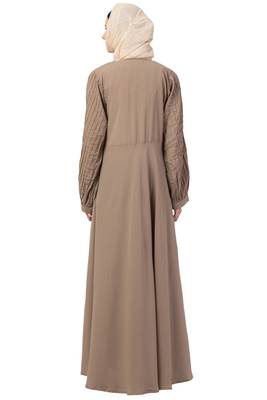 MRC Women A-Line Pint-ex Abaya with Hijab 2