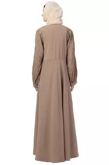 MRC Women A-Line Pint-ex Abaya with Hijab