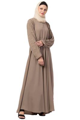 MRC Women A-Line Pint-ex Abaya with Hijab 4