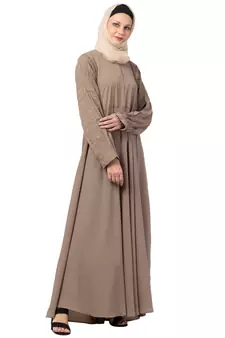 MRC Women A-Line Pint-ex Abaya with Hijab