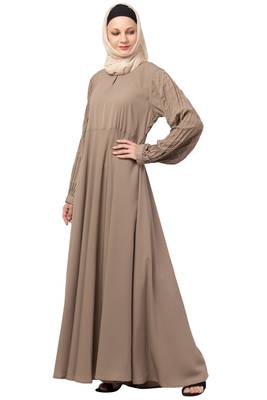 MRC Women A-Line Pint-ex Abaya with Hijab 5