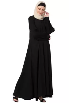MRC Women A-Line Pint-ex Abaya with Hijab