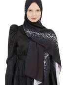 JSDC Daily Wear Printed Bubble Georgette Scarf Hijab For Women 