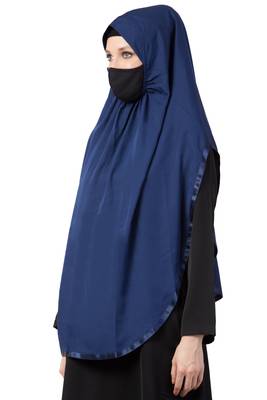 3 Pcs Set : Hijab, Under Hijab Cap & Mask 3