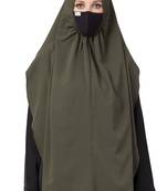 3 Pcs Set : Hijab, Under Hijab Cap & Mask