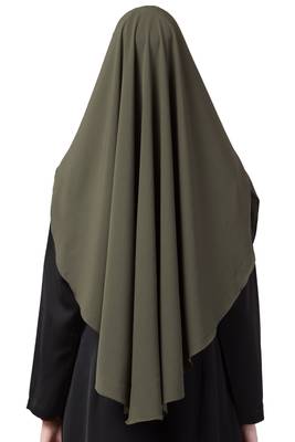 3 Pcs Set : Hijab, Under Hijab Cap & Mask 4