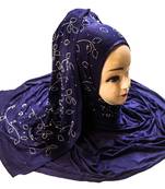 JSDC Women Stone Work Hosiery Scarf Hijab Dupatta For Daily Wear