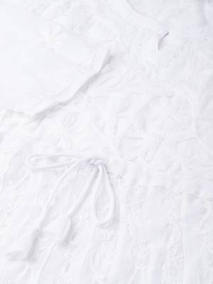 White embroidered georgette chikankari-kurtis 2