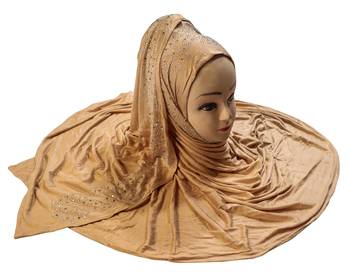 JSDC Women Hosiery 4 Way Stretchable Cotton Scarf Hijab 1