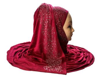 JSDC Women Stone Work Hosiery Scarf Hijab Dupatta For Daily Wear 5