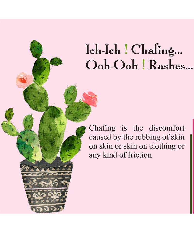 Natural Rash Cream for Rash Chafing Due to Sanitary Pads,Heavy thighs, Sports Activities, Waxing, Gymming - 25gm