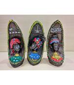 African Tribal Handmade Showpiece For Home decor Office Wall Shelf Living Room Decorative Handicraft Figurine