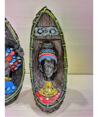 African Tribal Handmade Showpiece For Home decor Office Wall Shelf Living Room Decorative Handicraft Figurine 2