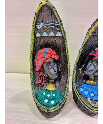 African Tribal Handmade Showpiece For Home decor Office Wall Shelf Living Room Decorative Handicraft Figurine 4