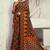 Orange Cotton Silk Party Wear Sarees