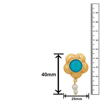 Blue crystal earrings 4
