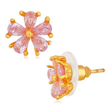 Purple cubic zirconia earrings 3